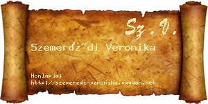 Szemerédi Veronika névjegykártya