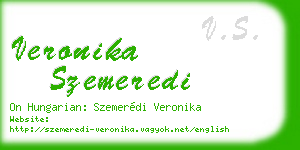 veronika szemeredi business card